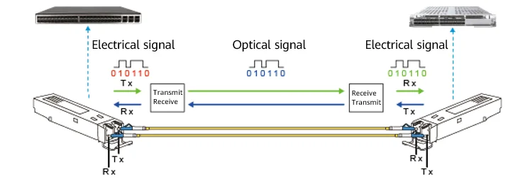 Working principle of an optical module
